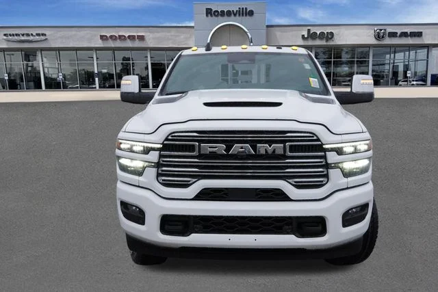 New 2026 Bright White Clear-Coat Exterior Paint RAM Laramie image 8