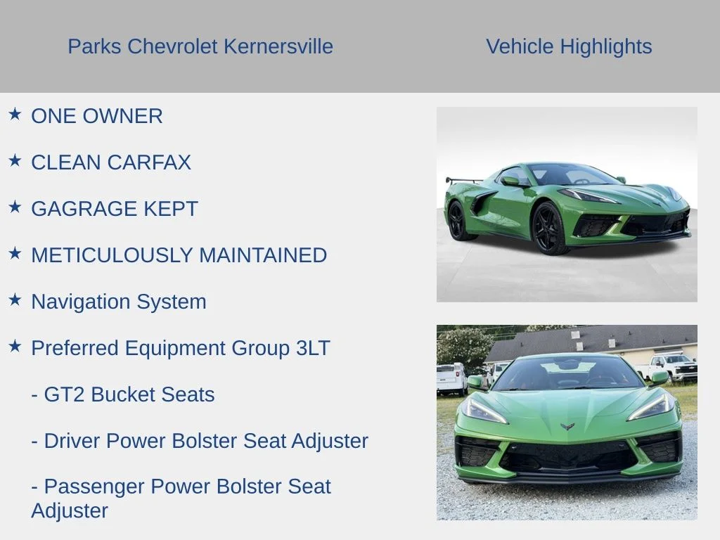 Used 2026 Green Chevrolet Stingray image 7