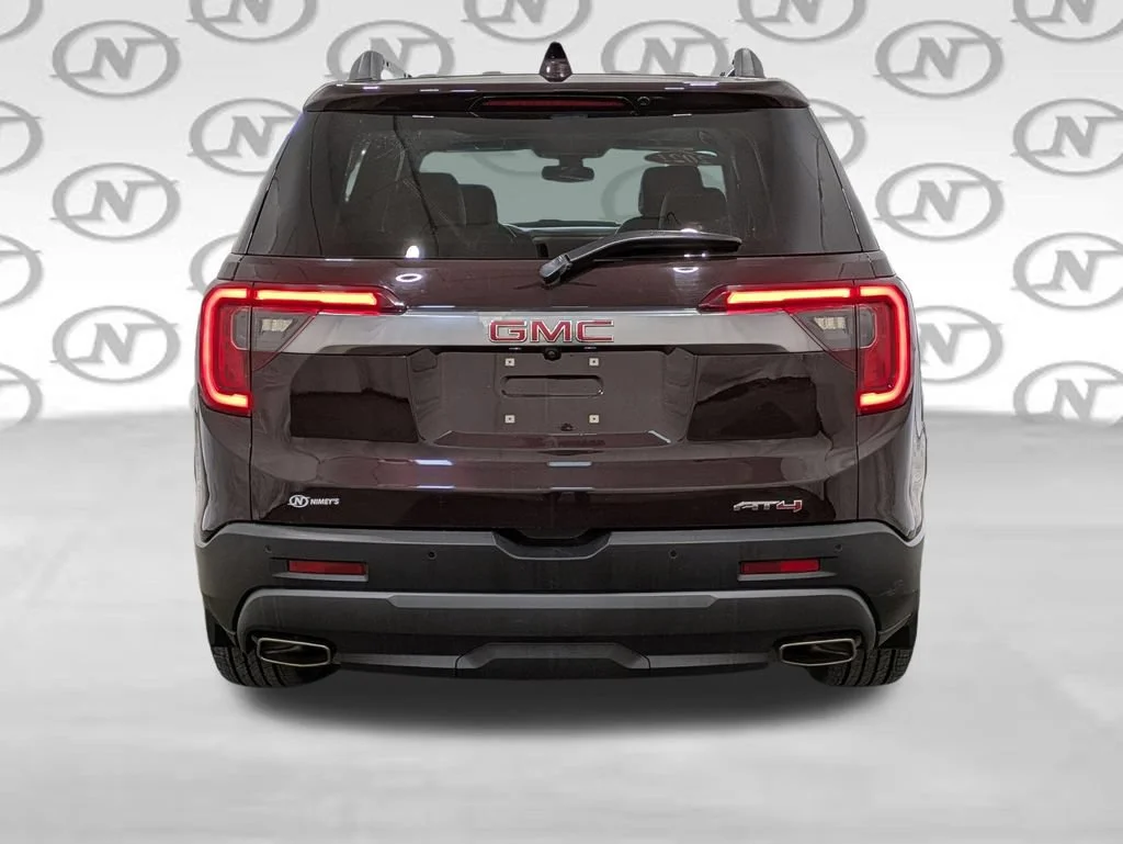 Used 2021 RED MAHOGANY METALLIC GMC AT4 image 8