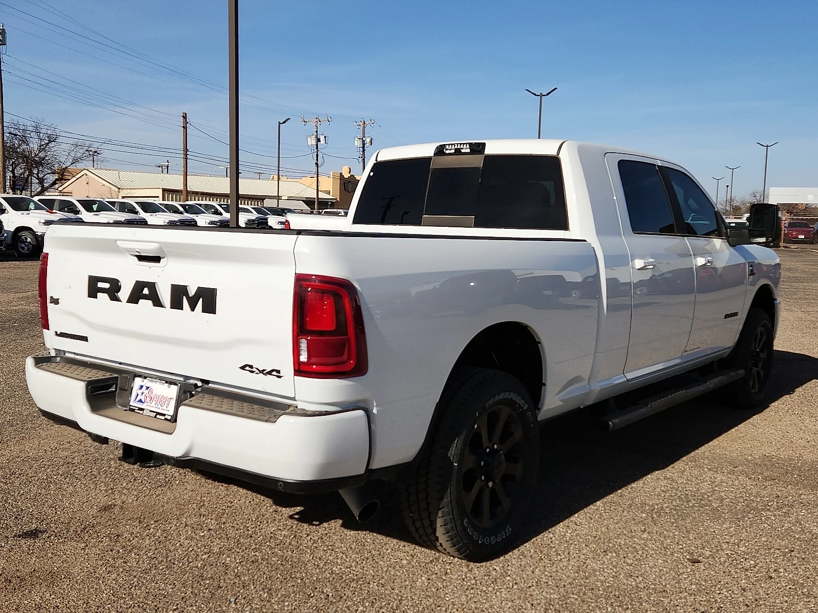 New 2026 White Ram LARAMIE MEGA CAB 4X4 6