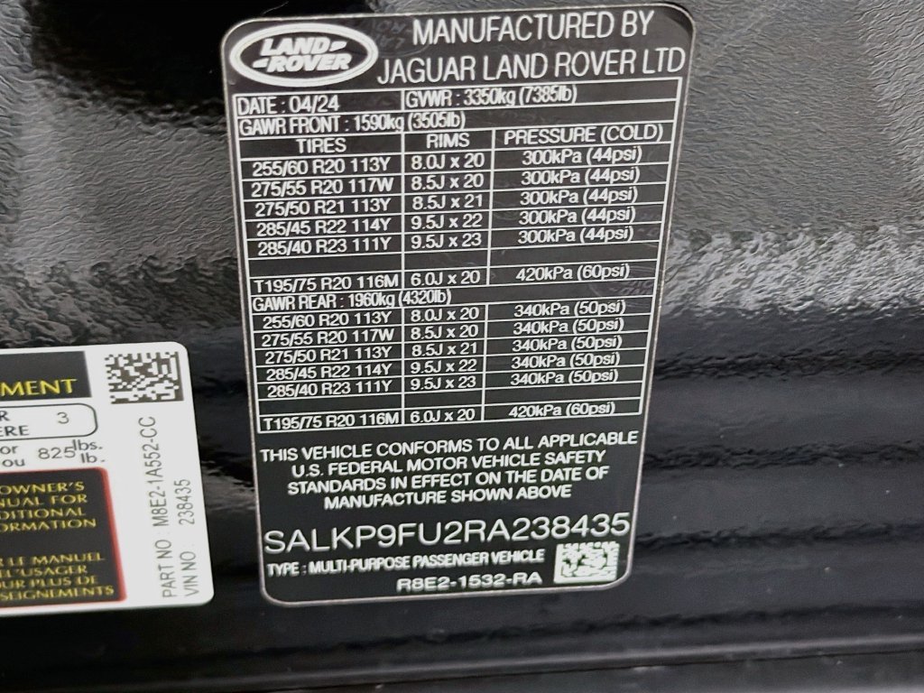 Certified Used 2024 Black Land Rover SE image 34