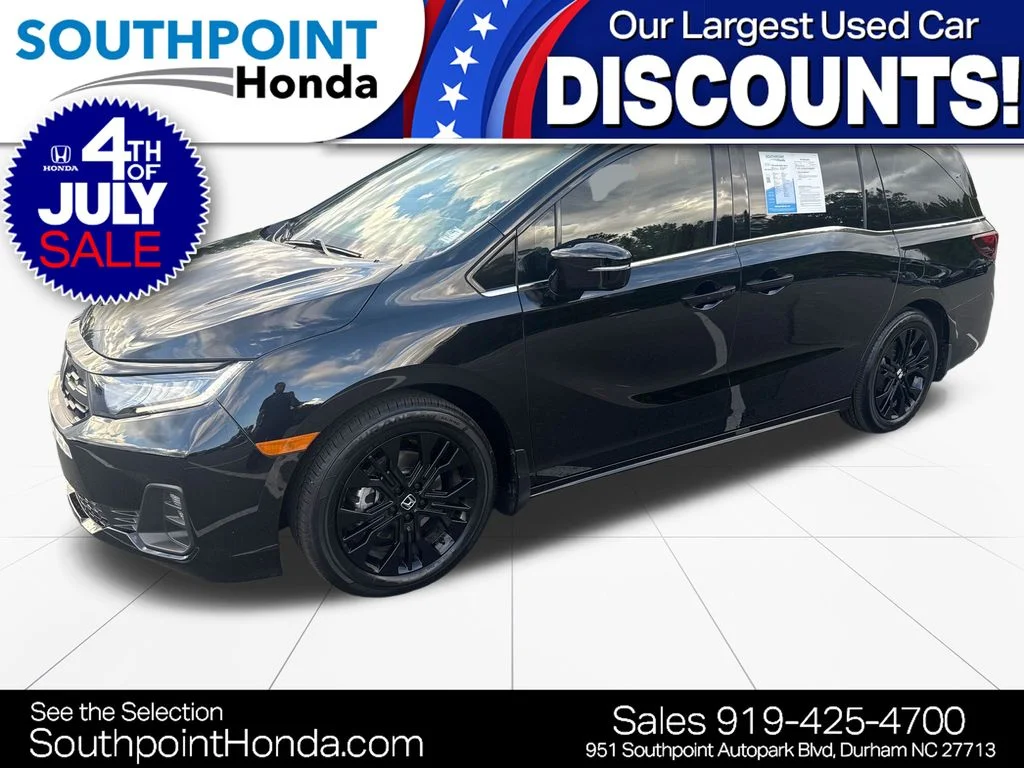 Used 2025 Crystal Black Pearl Honda Sport-L image 3