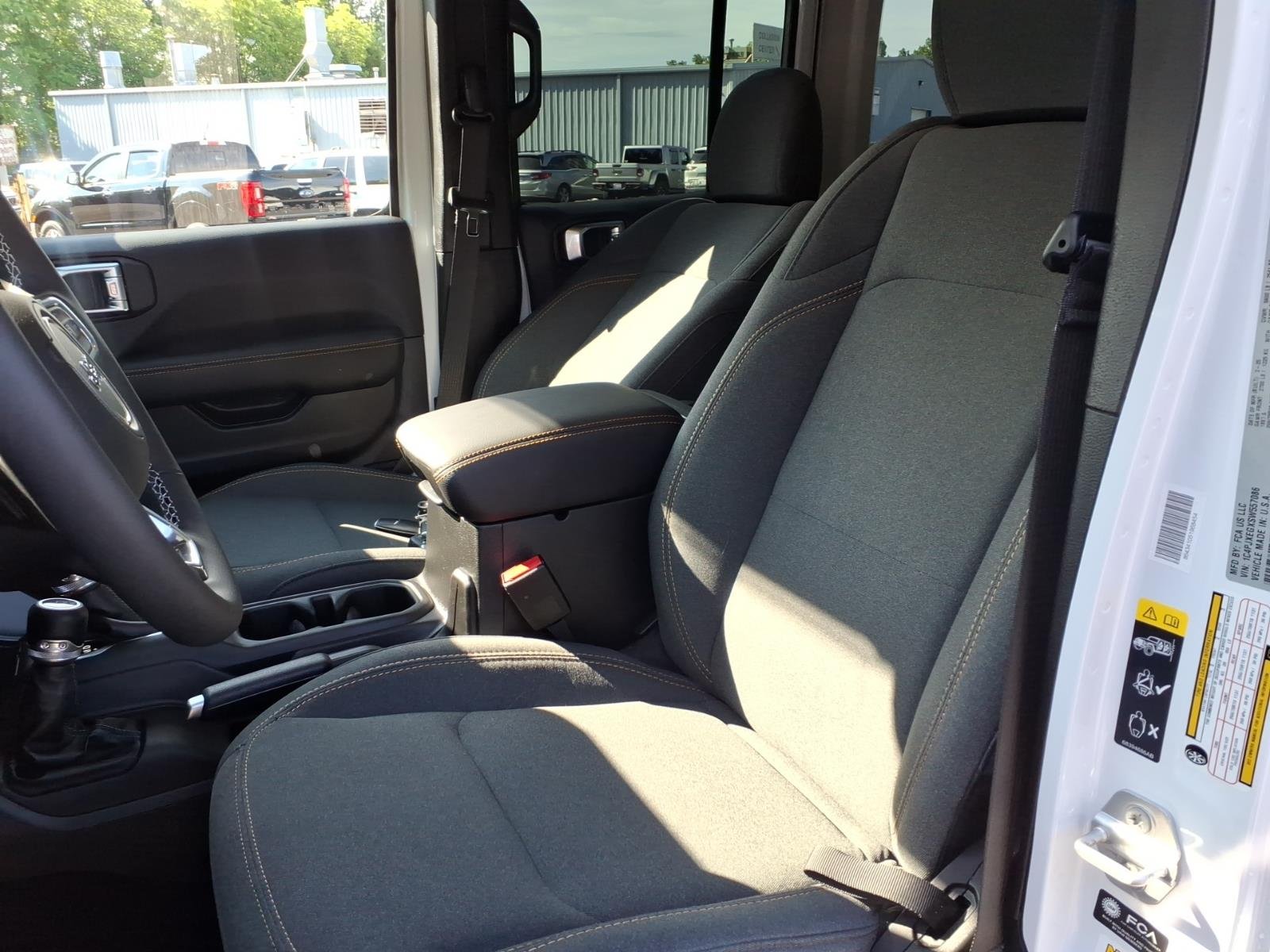 Certified Used 2025 Bright White Clearcoat Jeep 4-Door Sahara 4x4 image 15