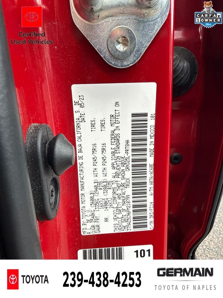 Used 2023 Red Toyota SR5 image 24