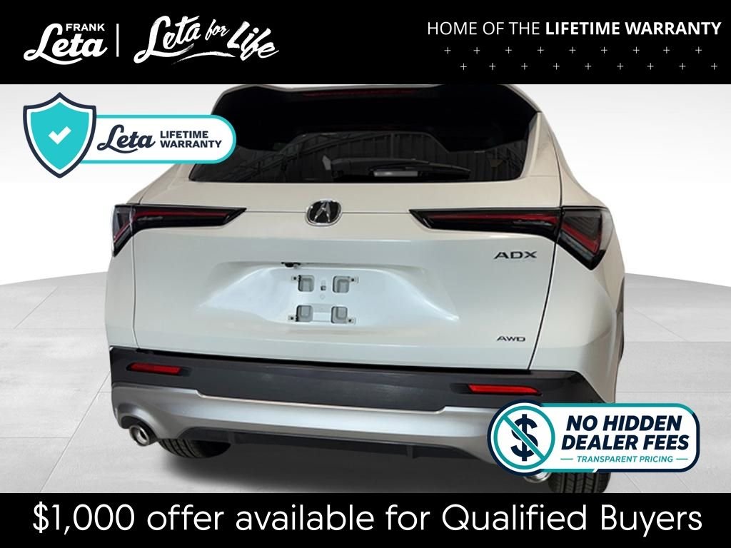 New 2026 Platinum White Pearl Acura  image 4