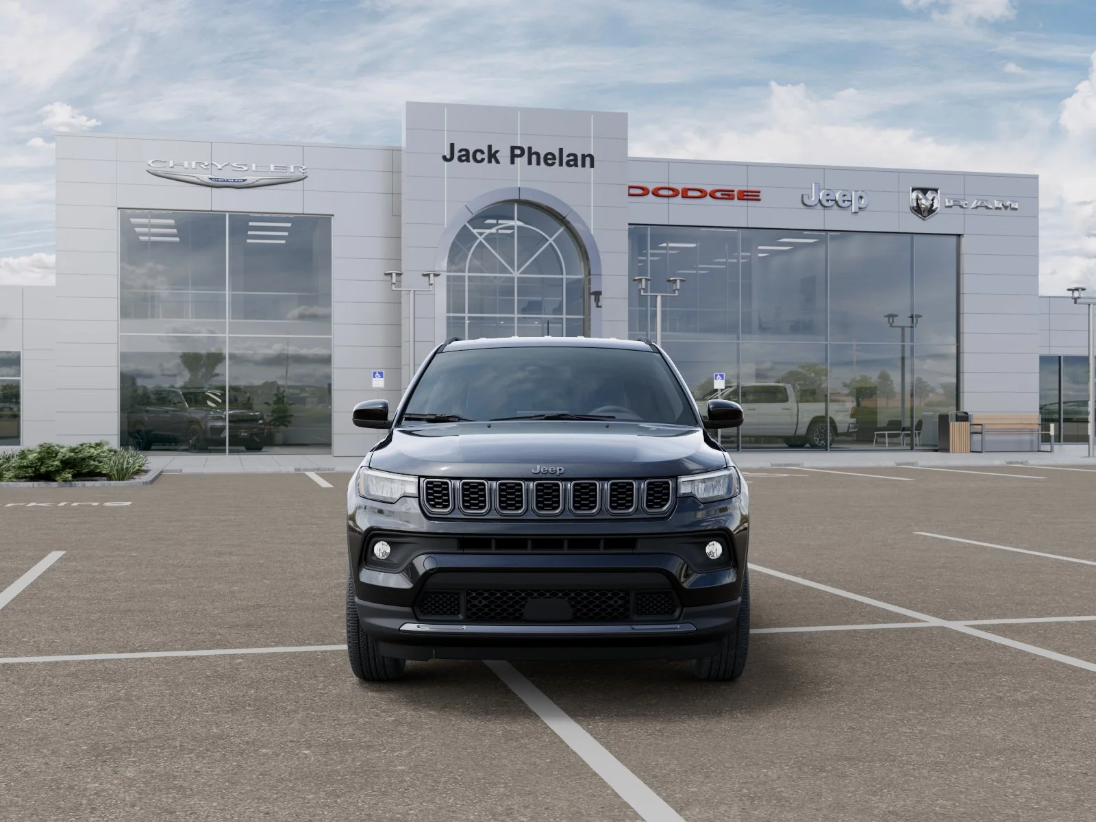 New 2026 Diamond Black Crystal Pearl-Coat Exterior Paint Jeep Latitude image 6