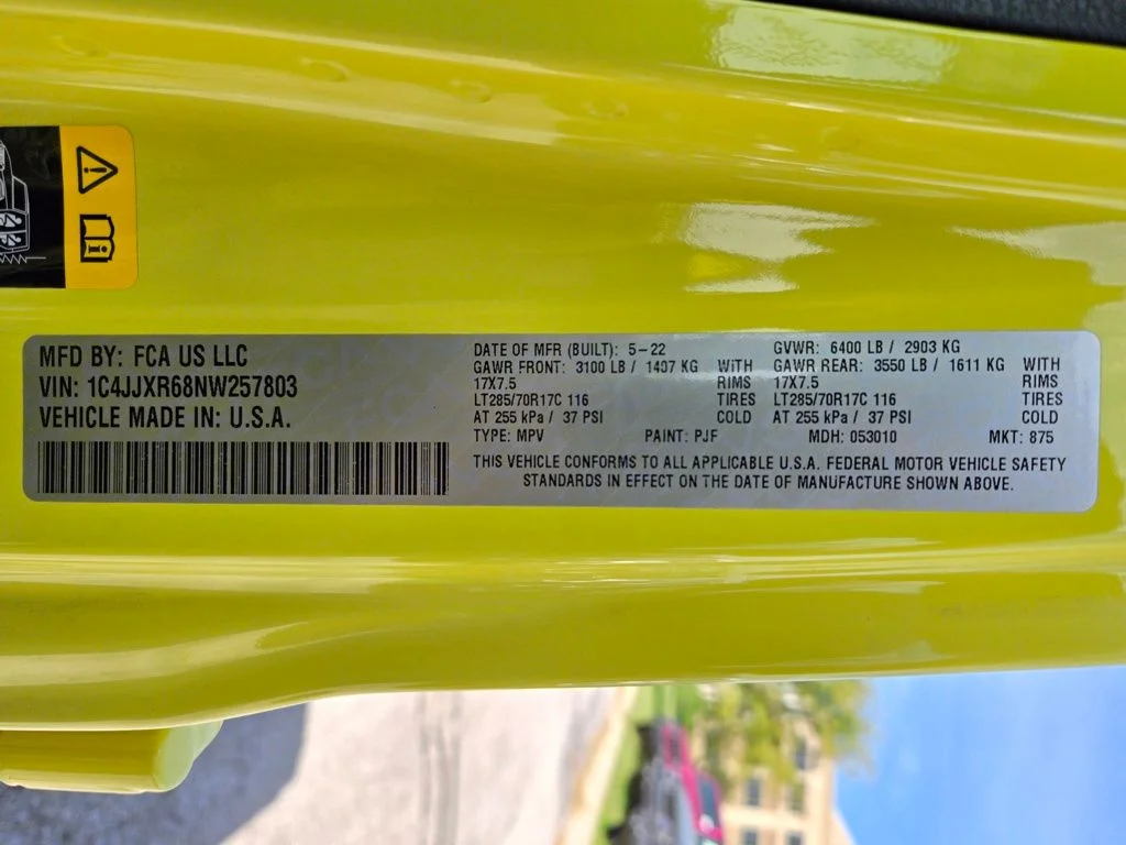 Used 2022 Yellow Jeep Unlimited Rubicon 4xe image 32