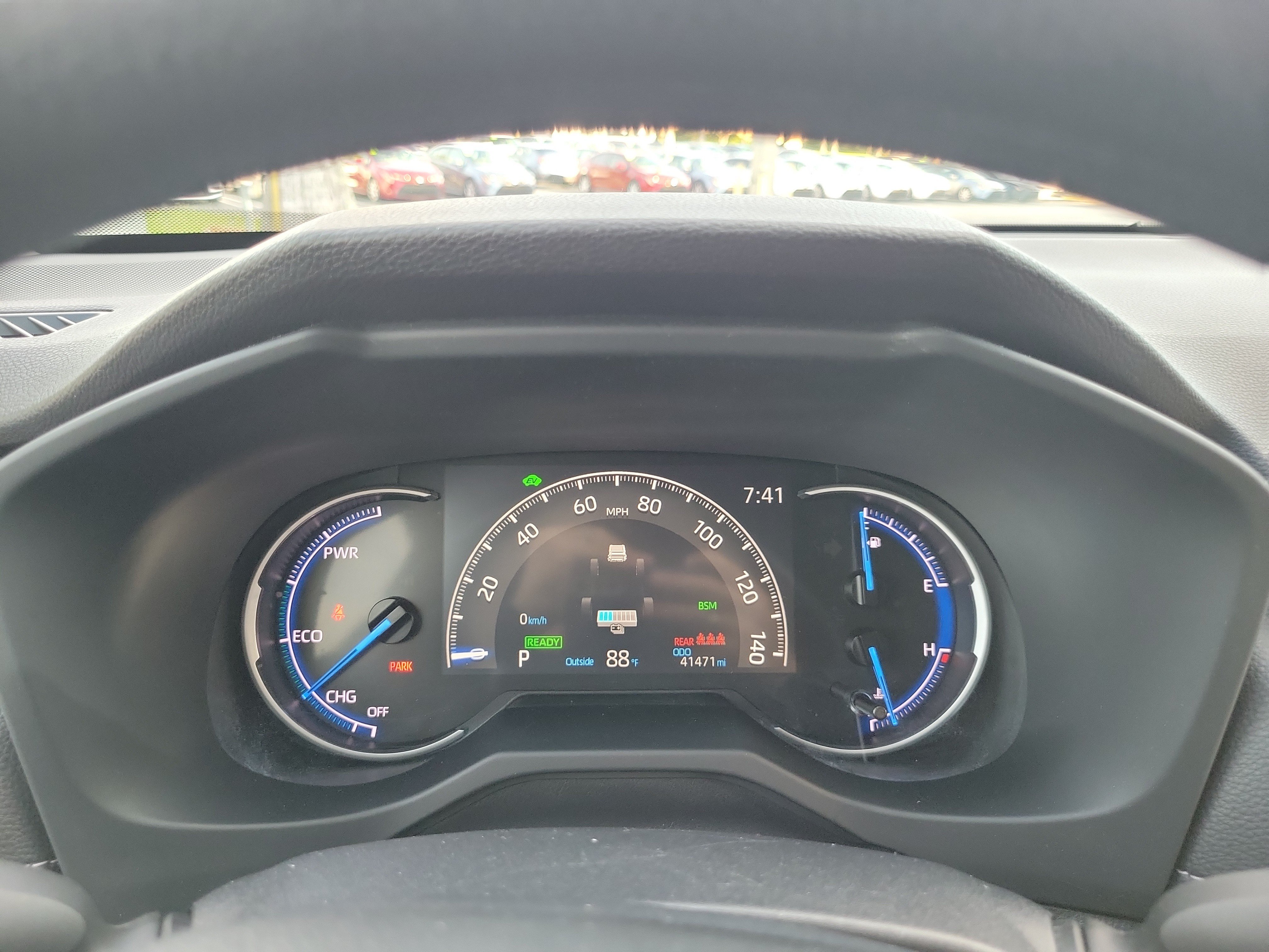 Used 2023 White Toyota Hybrid XLE image 17