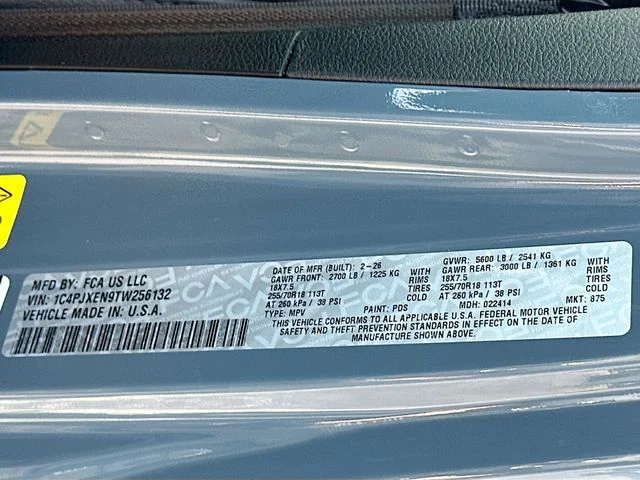New 2026 Anvil Clear-Coat Exterior Paint Jeep Sahara image 22