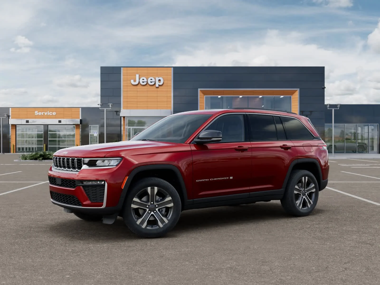 New 2027 Red Hot Pearlcoat Jeep Limited image 2