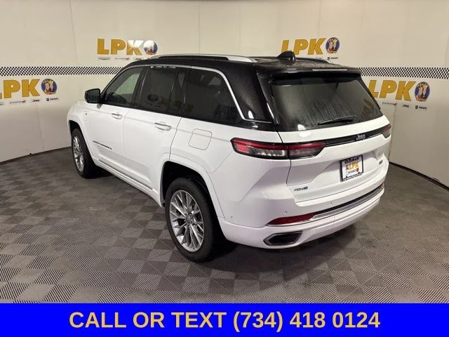 Used 2022 Bright White Clearcoat Jeep Summit image 16