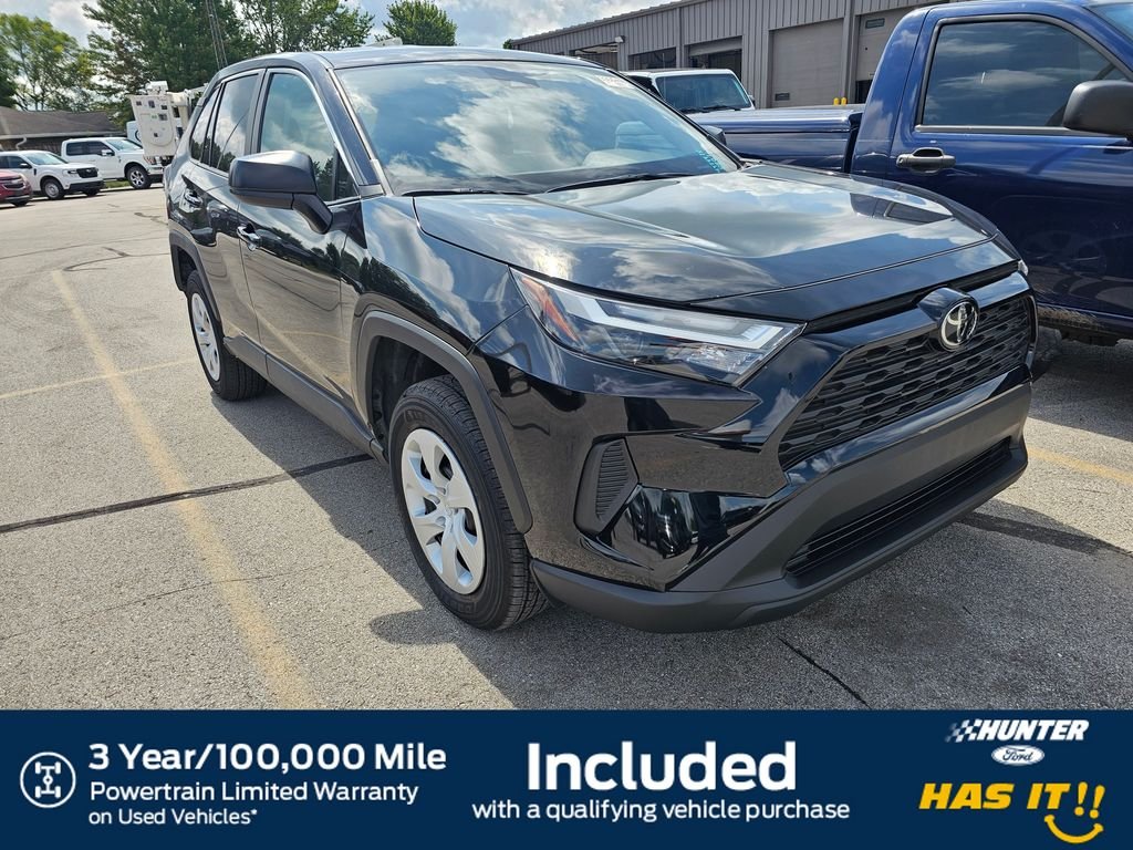 Used 2025 Midnight Black Metallic Toyota LE image 2