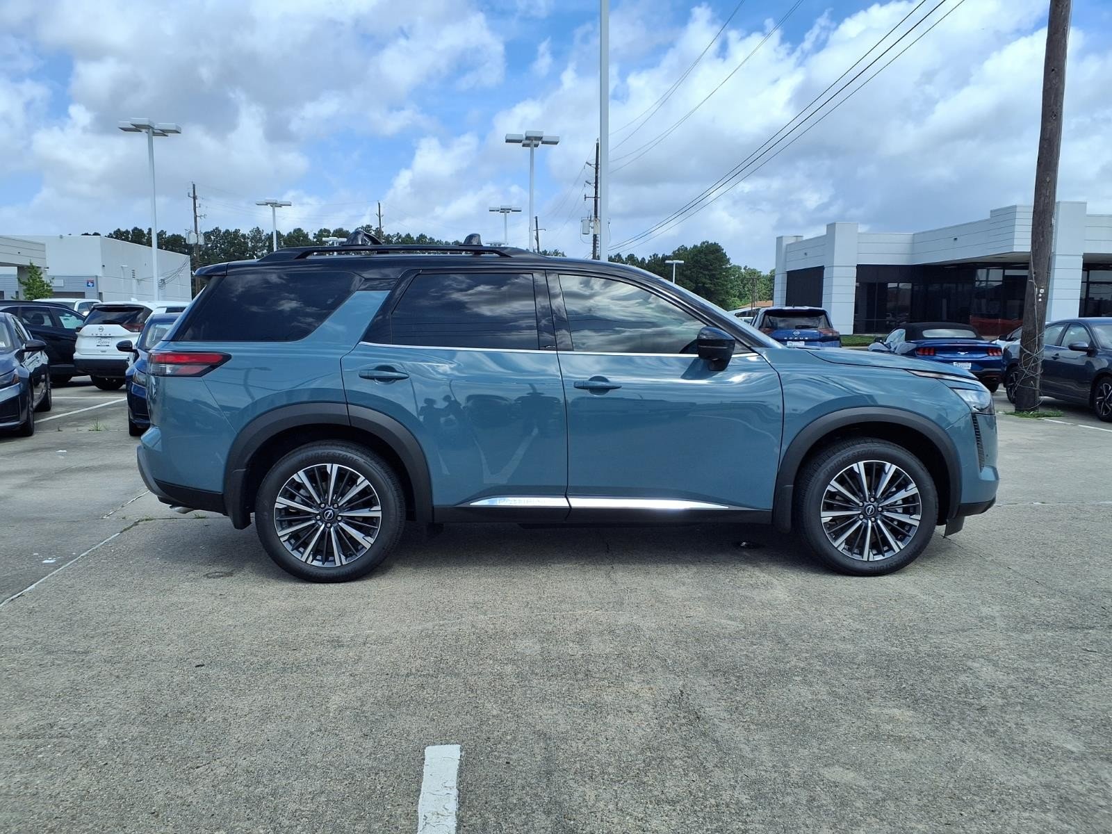 2026 Nissan Pathfinder Platinum Green at Robbins Nissan