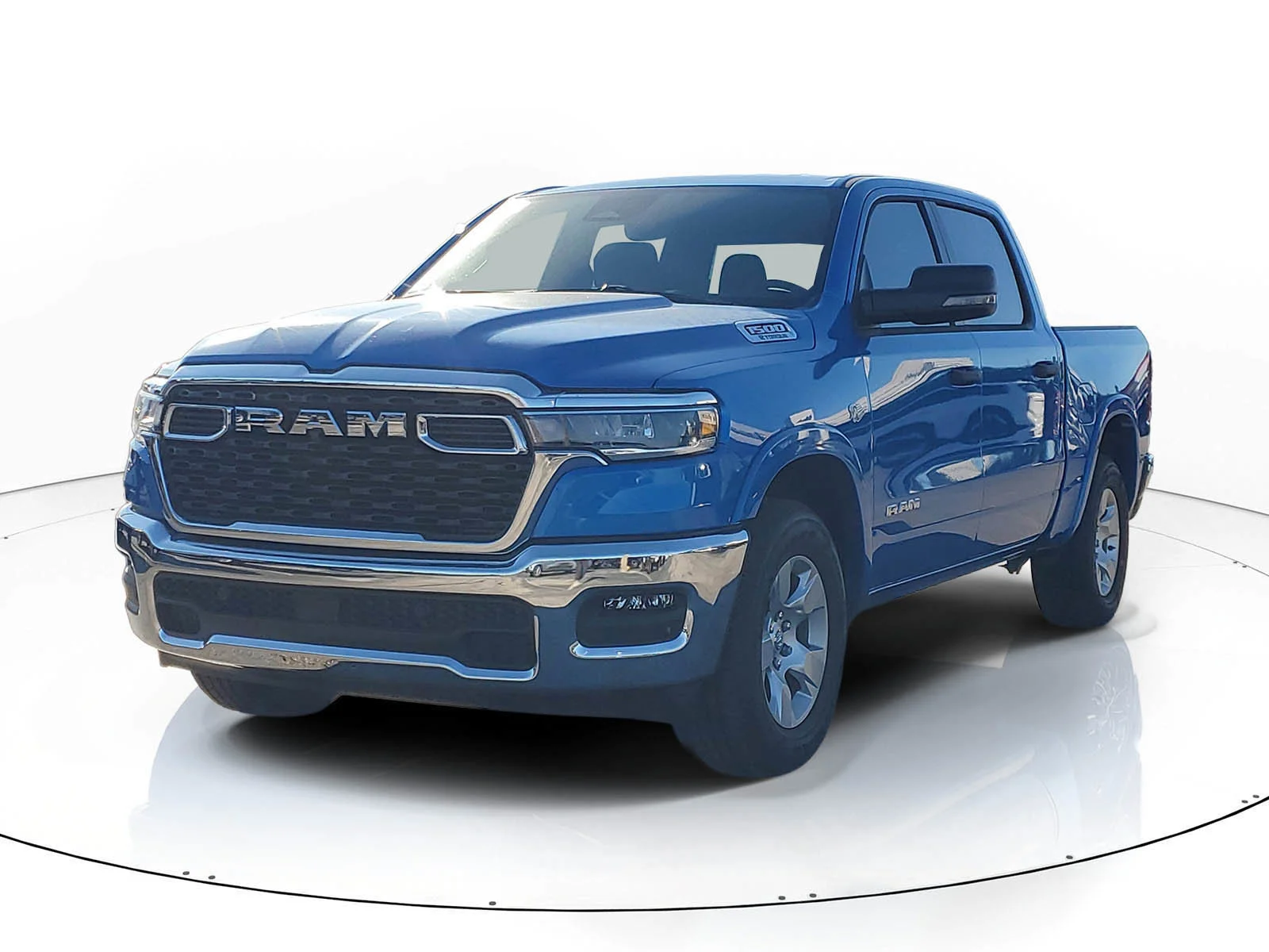 New 2026 Hydro Blue Pearlcoat RAM Big Horn image 2