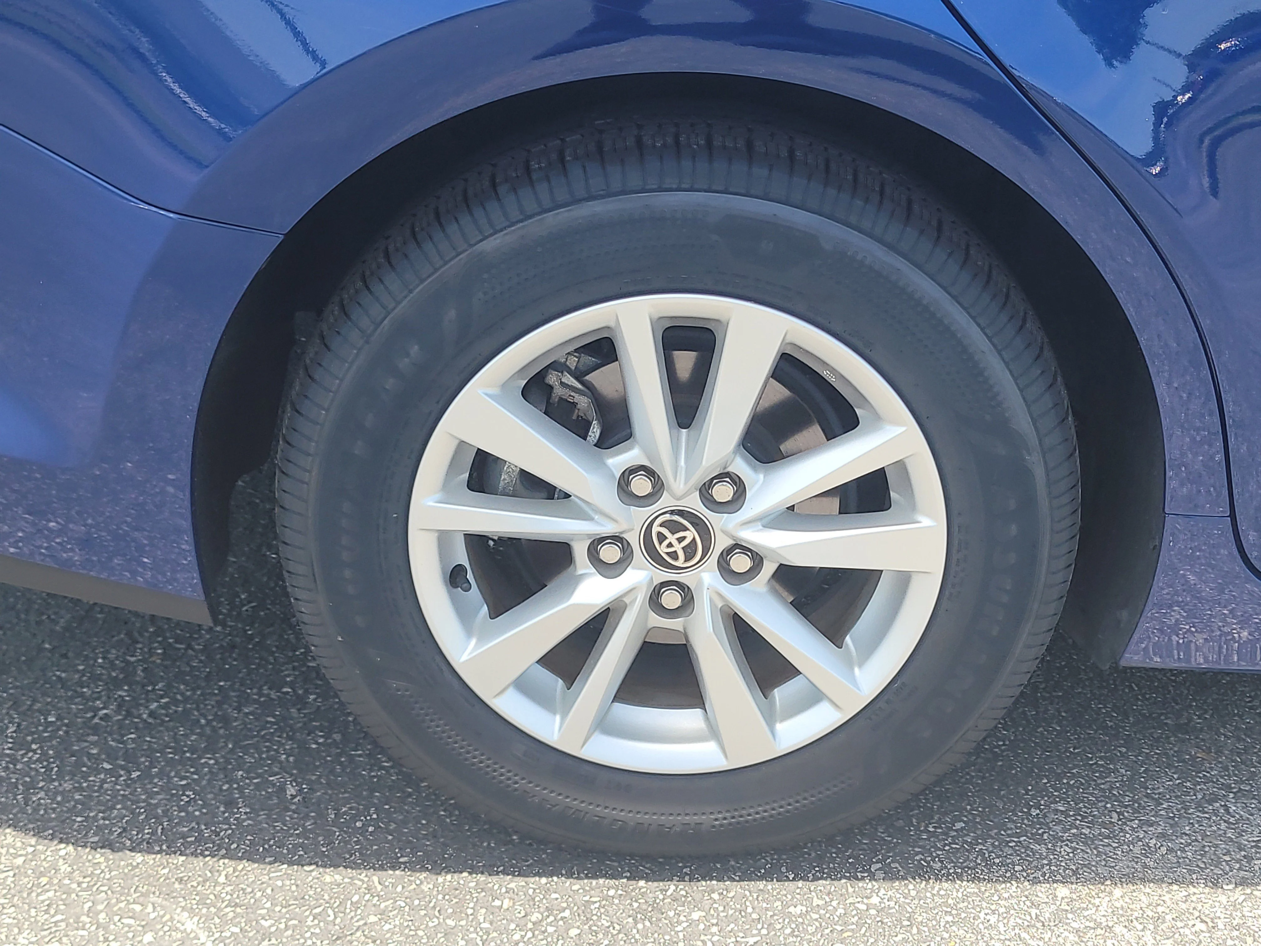 Certified Used 2025 Blue Toyota LE image 7