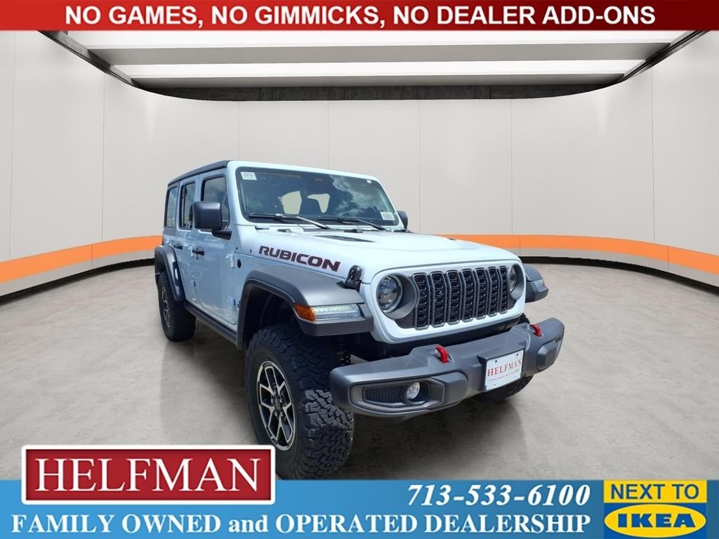 New 2026 Bright White Clearcoat Jeep Rubicon image 1