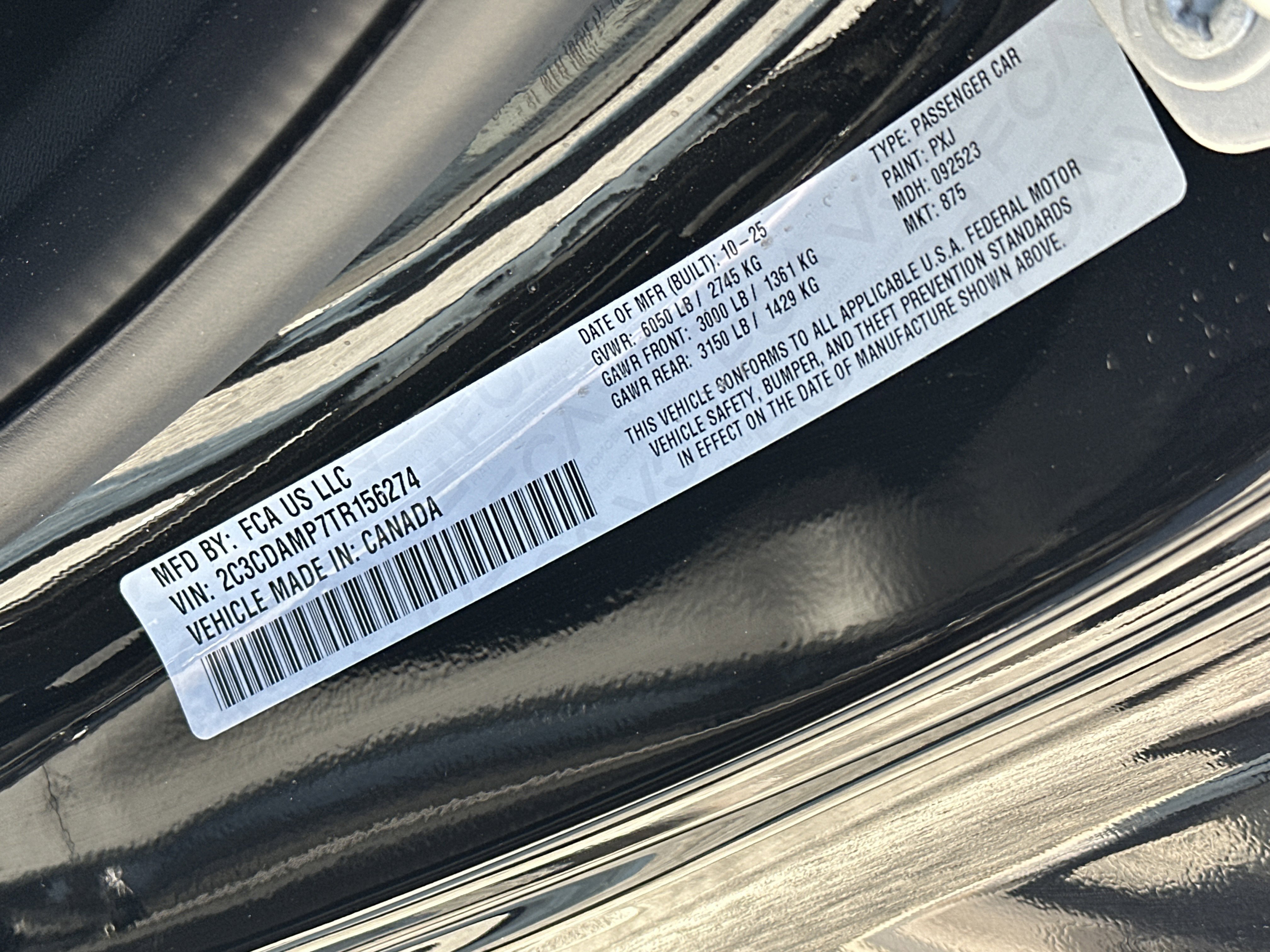 New 2026 Diamond Black Crystal Pearlcoat Dodge Scat Pack image 32