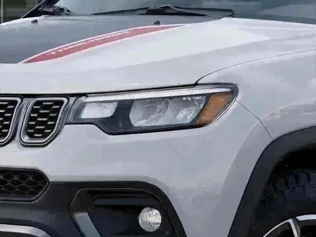 New 2026 Bright White Clear-Coat Exterior Paint Jeep Trailhawk image 76