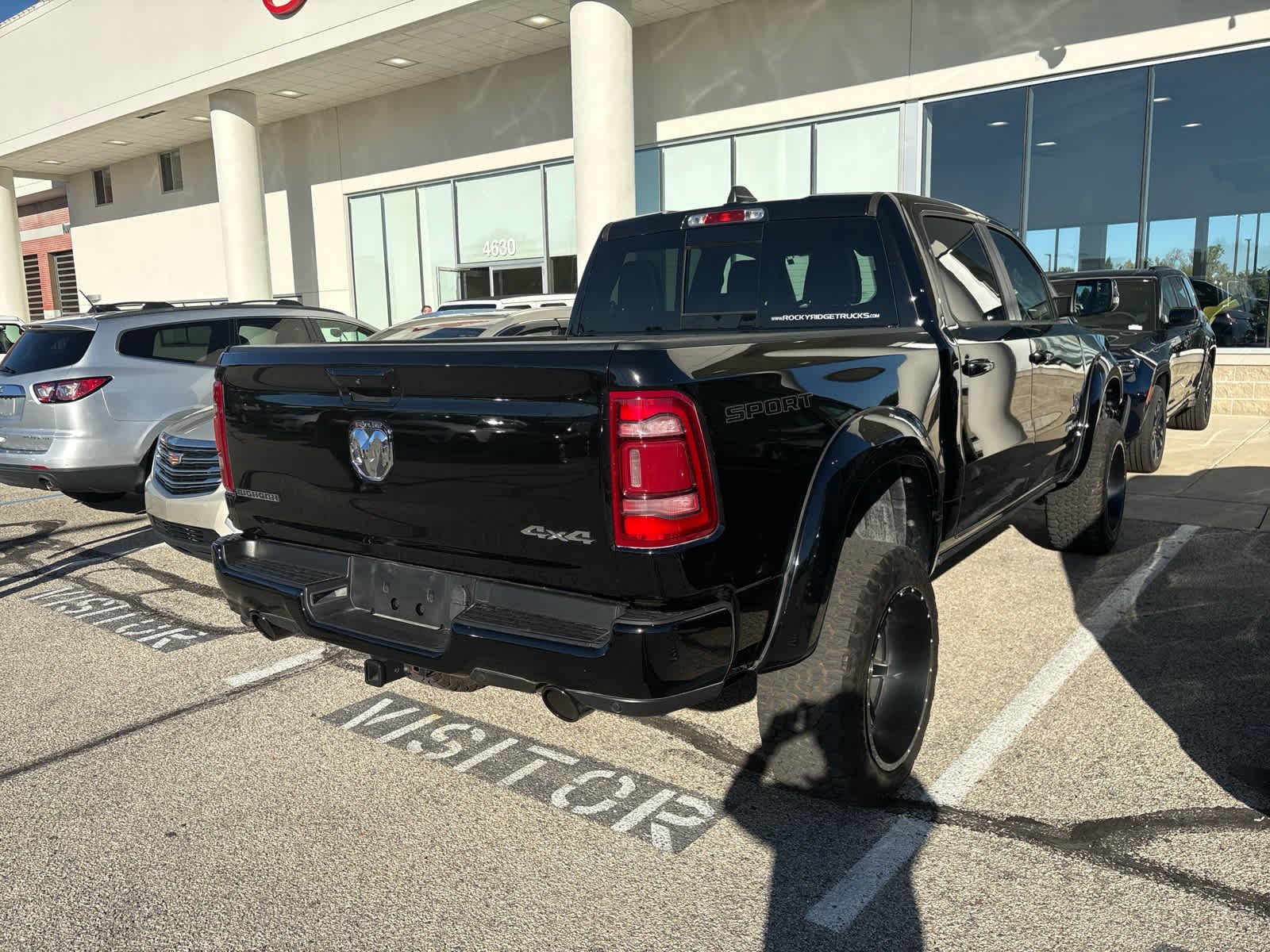 Used 2021 Diamond Black Crystal Pearlcoat Ram Big Horn image 4