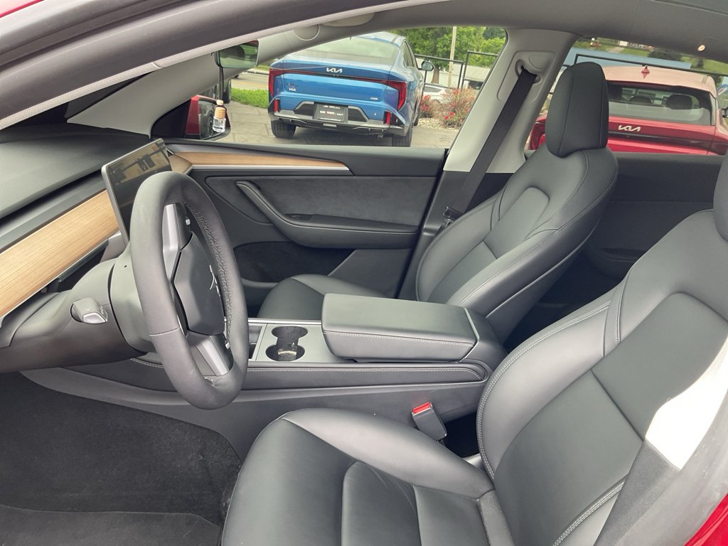 Used 2025 Ultra Red Tesla Performance image 17