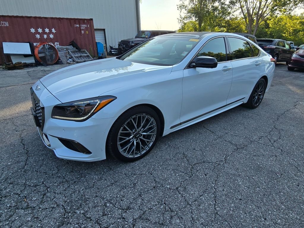 Used 2018 GENESIS G80 Sport with VIN KMHGN4JBXJU248253 for sale in Kansas City