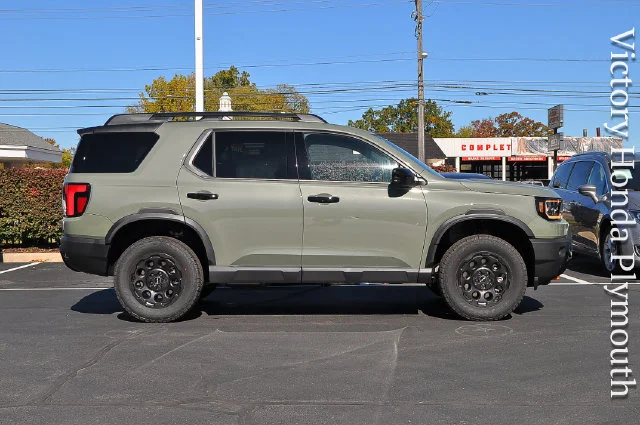 New 2027 Ash Green Metallic Honda TrailSport Elite Blackout image 2