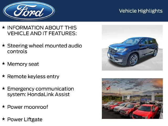 Used 2022 Blue Honda EX-L image 5