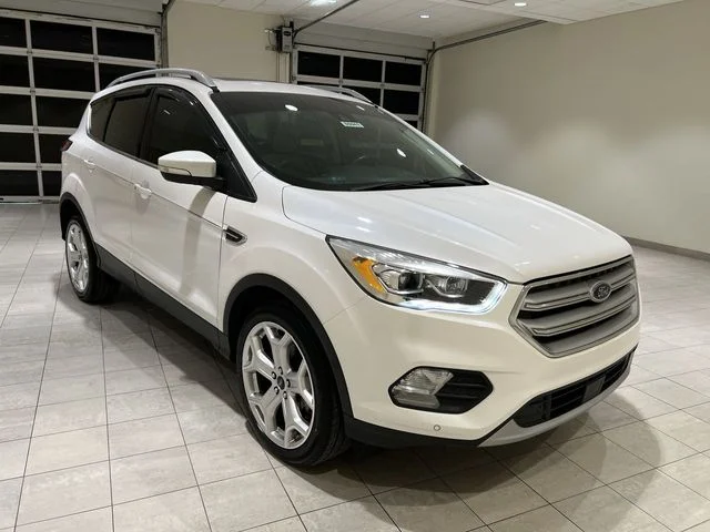 Used 2019 White Platinum Clearcoat Metallic Ford Titanium image 7