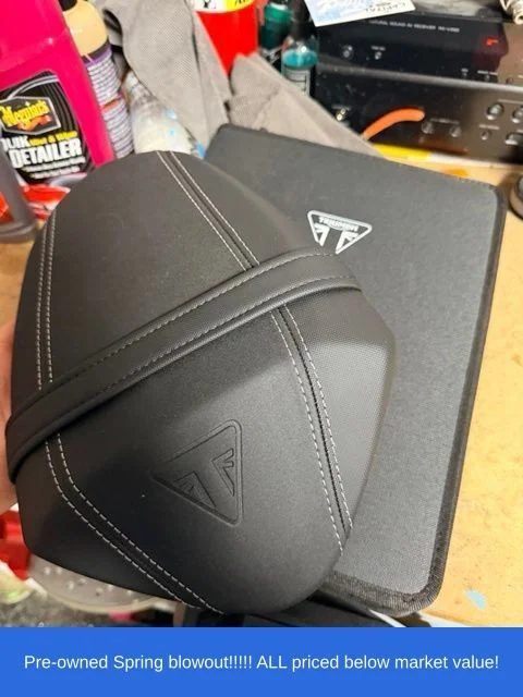 Used 2018 Black Triumph motorcycle image 14