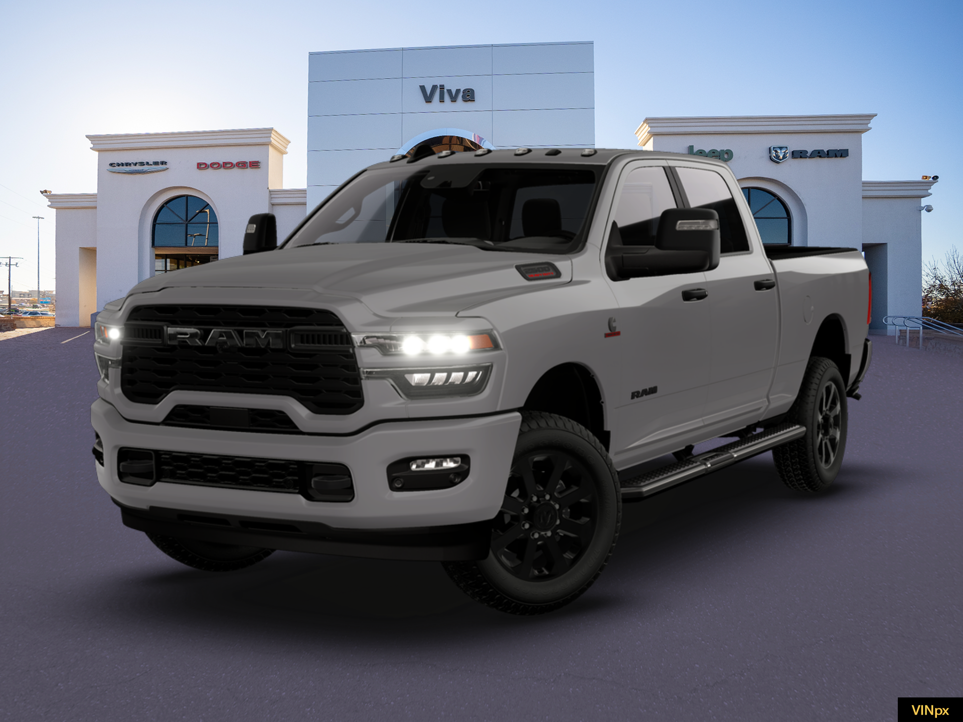 New 2026 Ceramic Gray Clear-Coat Exterior Paint RAM Big Horn image 1
