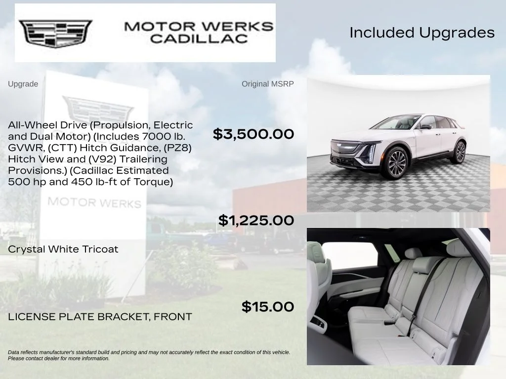 Used 2025 White Cadillac Sport image 4