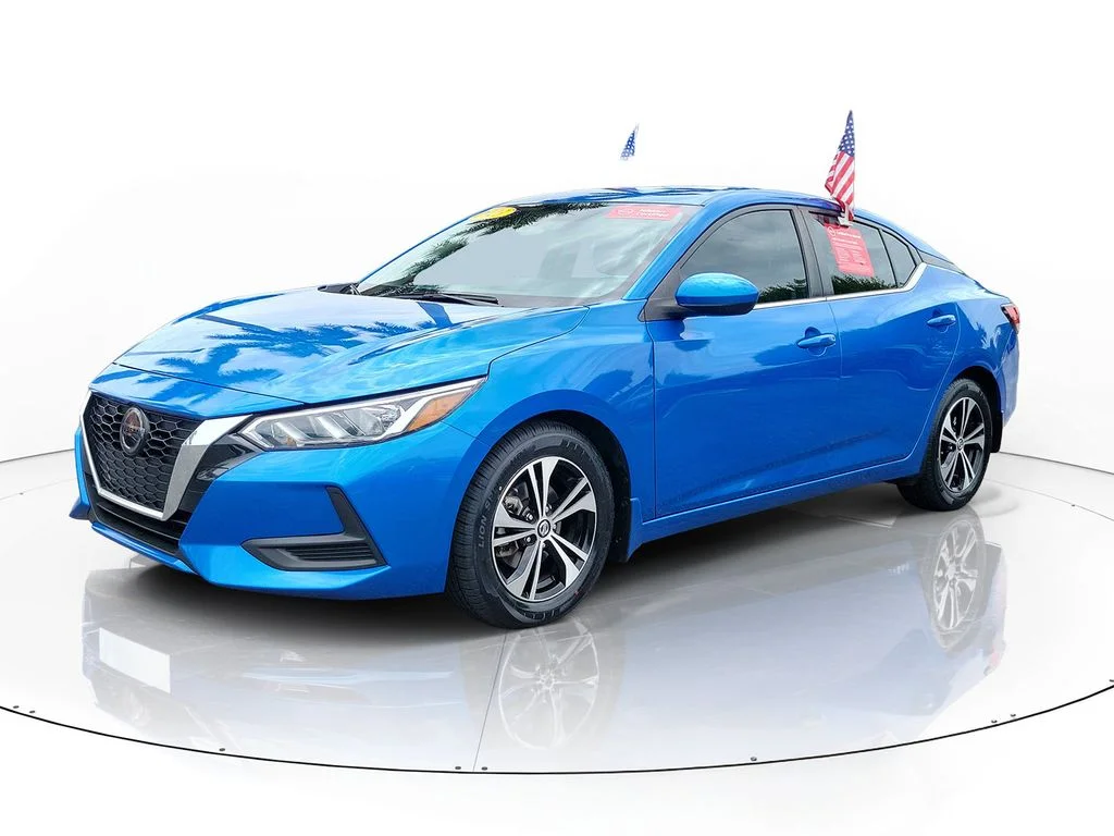 Certified Used 2023 Blue Nissan SV image 4
