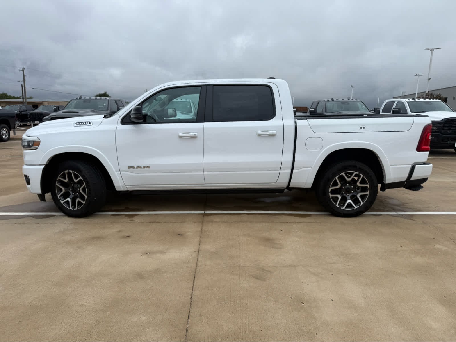 Used 2025 Bright White Clearcoat Ram Laramie image 11