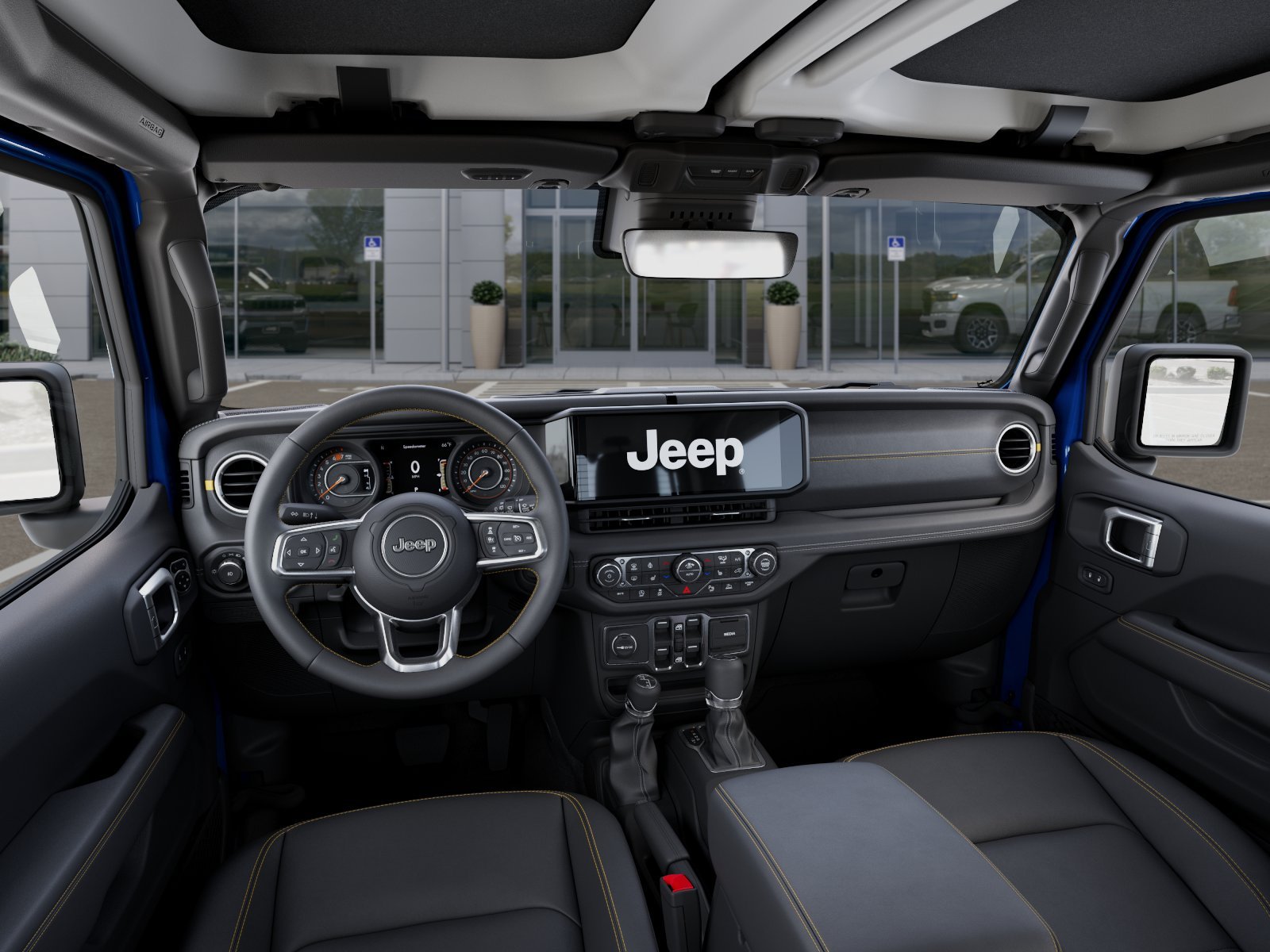 New 2026 Hydro Blue Pearl-Coat Exterior Paint Jeep Sahara image 23