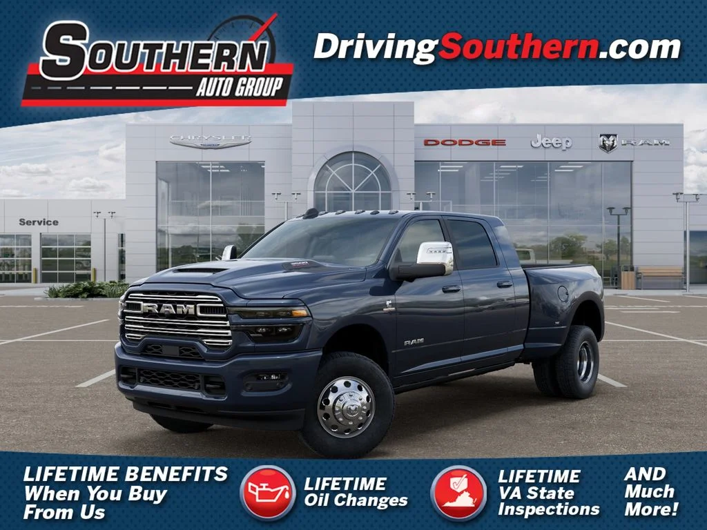 New 2026 Forged Blue Metallic Exterior Paint RAM Laramie image 1