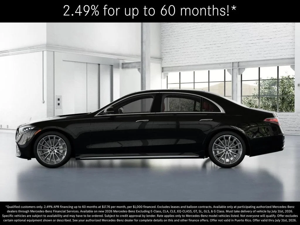New 2026 Obsidian Black Metallic Mercedes-Benz S 580 image 76