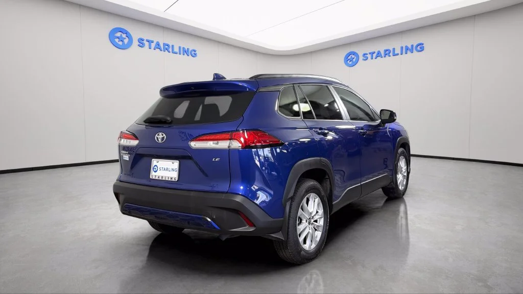 Used 2023 Blue Toyota LE image 9