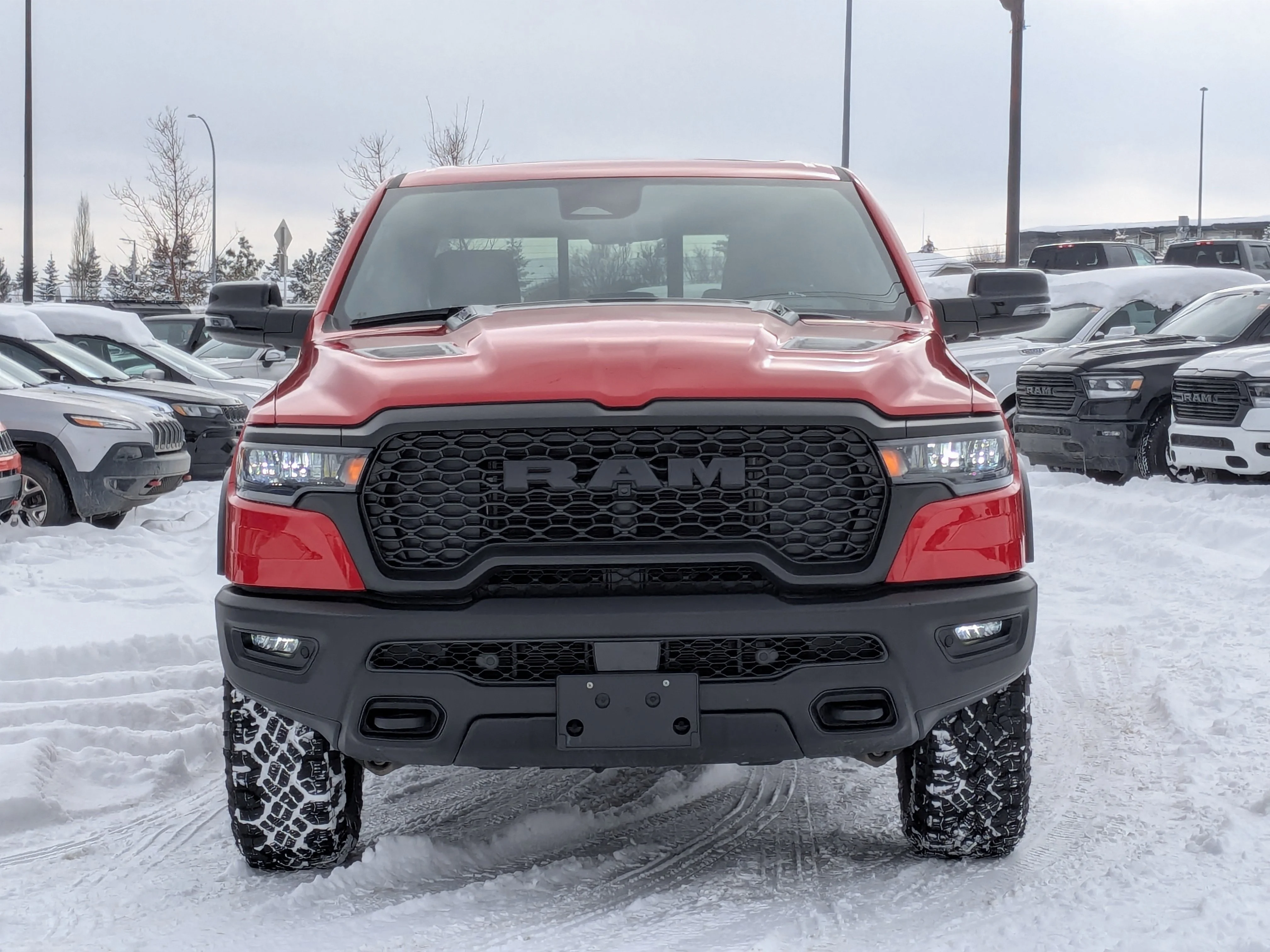 Used 2025 Red RAM Rebel - Rebel Level II Grp - Dual-Pane Sunroof - G/T Pkg - Tech Pkg - Bed Utility Grp - LOADED! image 3