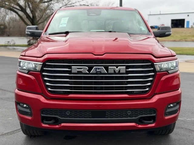 New 2026 Molten Red Pearl-Coat Exterior Paint RAM Laramie image 2