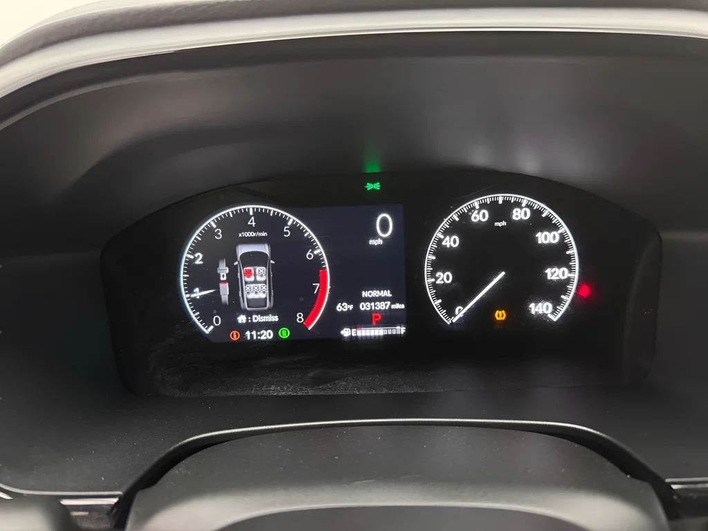 Used 2025 Solar Silver Metallic Honda EX image 12