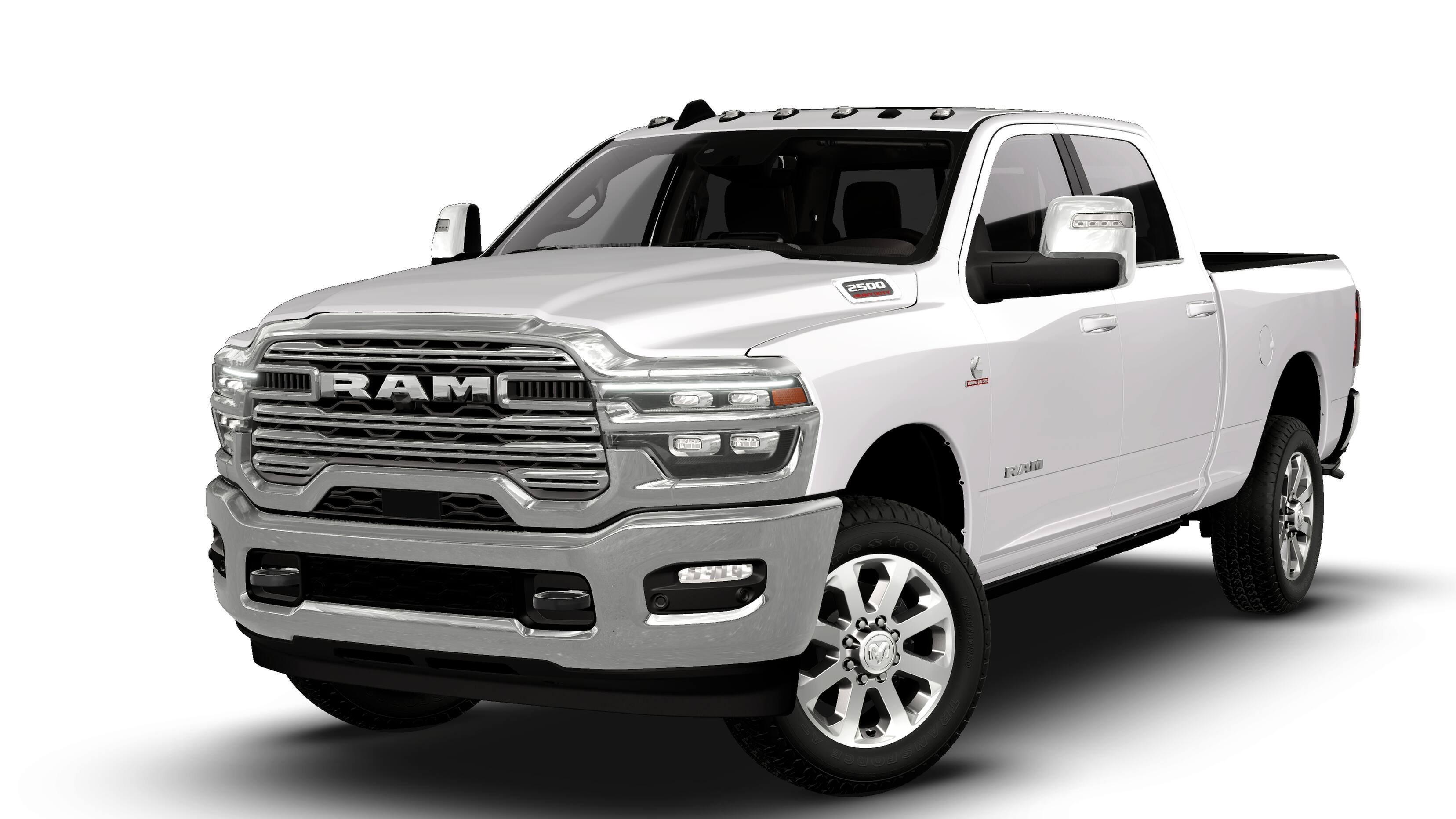 New 2026 Bright White Clear-Coat Exterior Paint RAM LARAMIE image 13