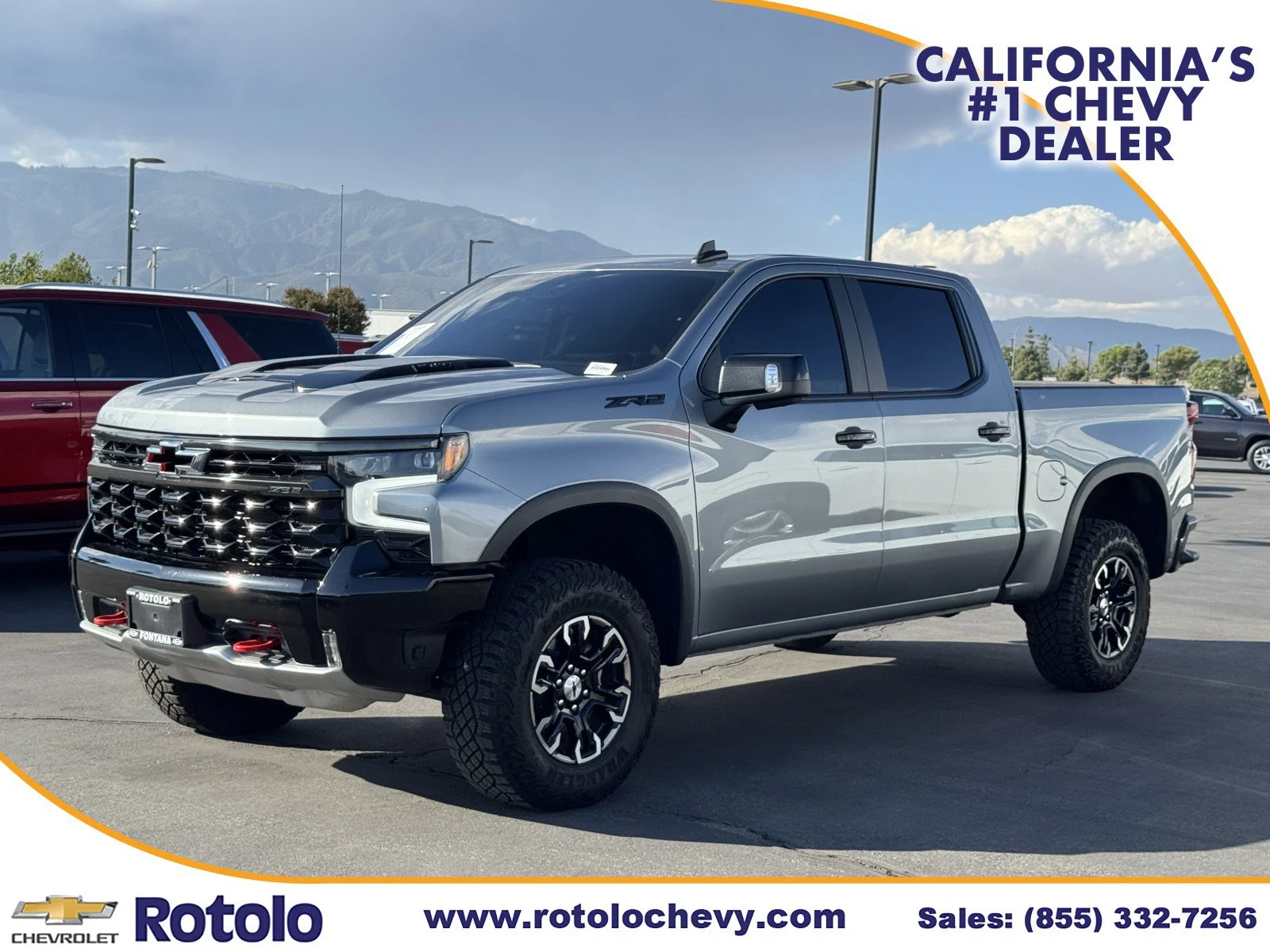 Used 2024 Sterling Gray Metallic Chevrolet ZR2 image 3