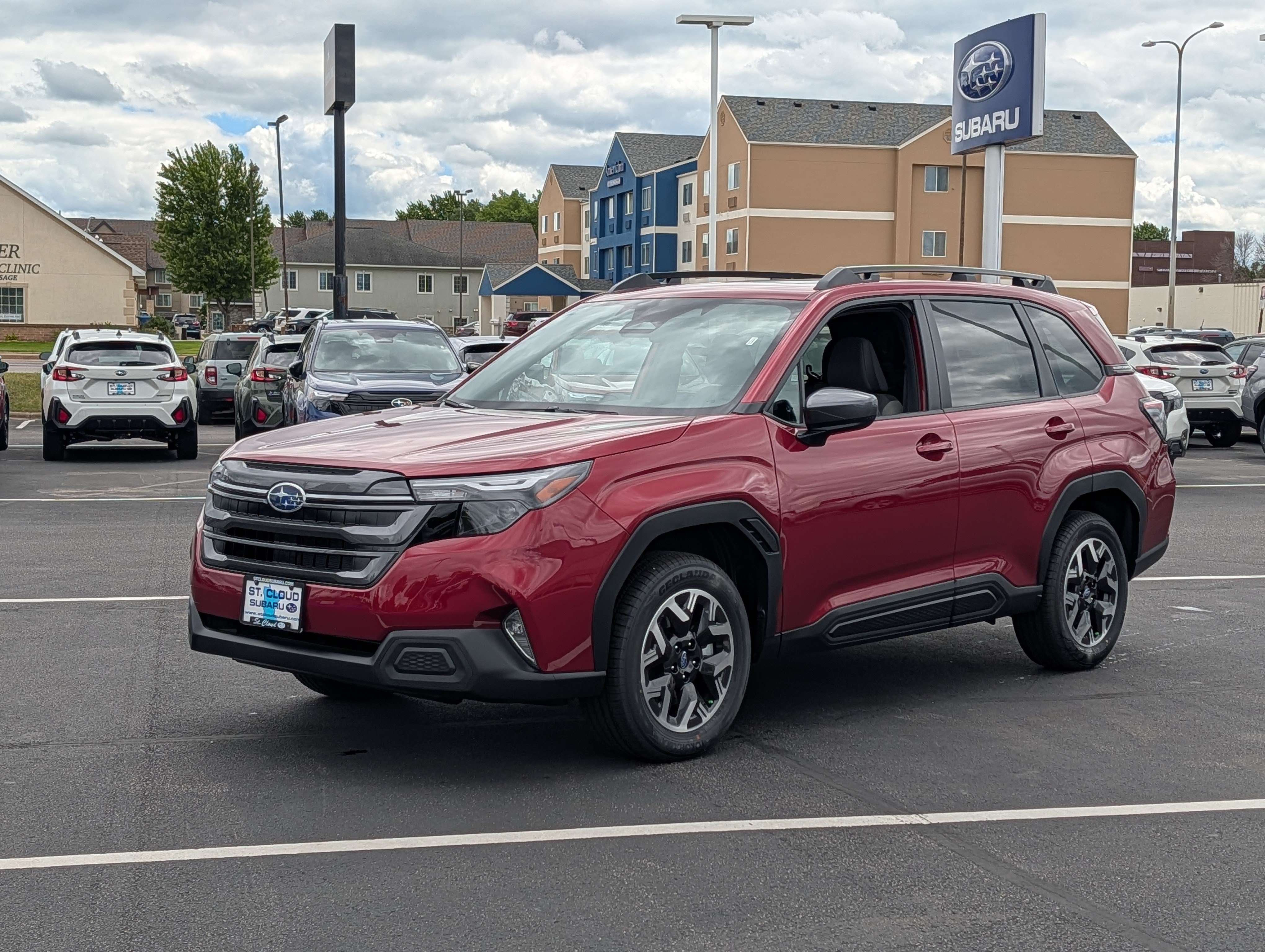 New 2026 CRIMSON RED PEARL Subaru Premium image 2