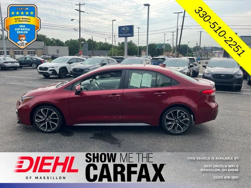Used 2022 Red Toyota SE image 5