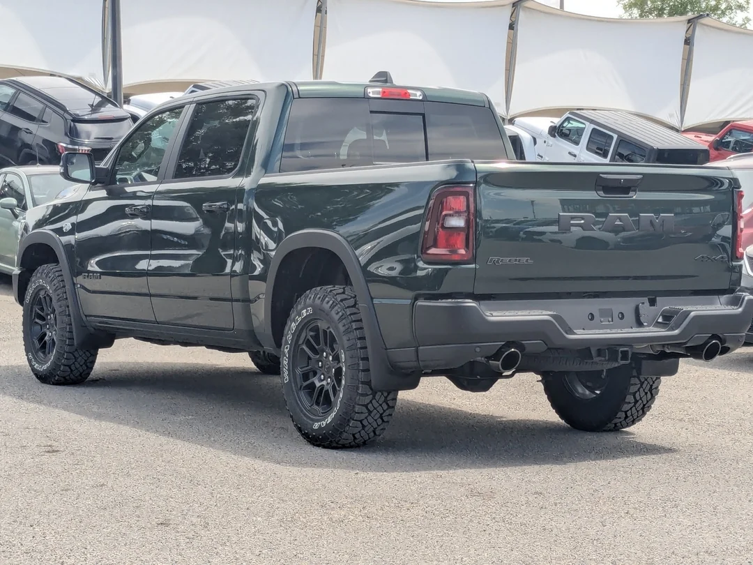 New 2026 Green RAM Rebel - - 5.7L HEMI V8 eTorque - 14.4 Uconnect NAV - Leather Seats - Dual Wireless Charging & More! image 6