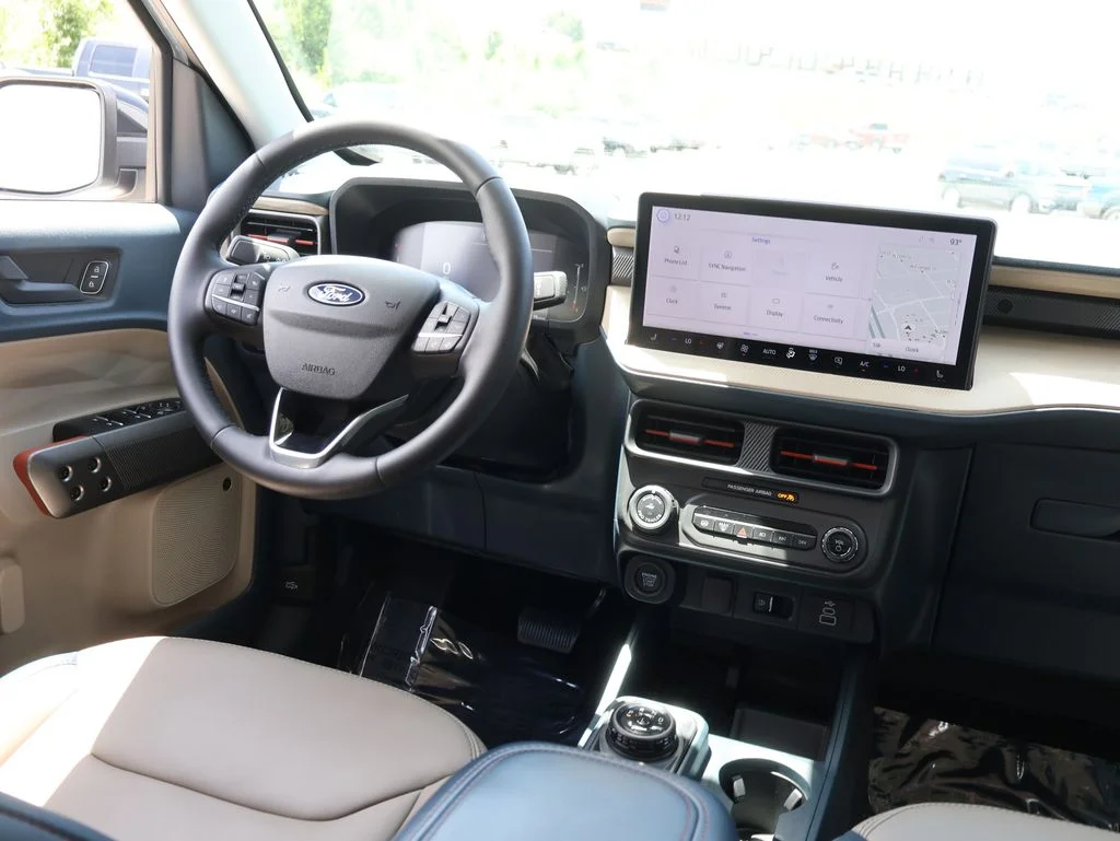 Certified Used 2025 White Metallic Ford Lariat image 14