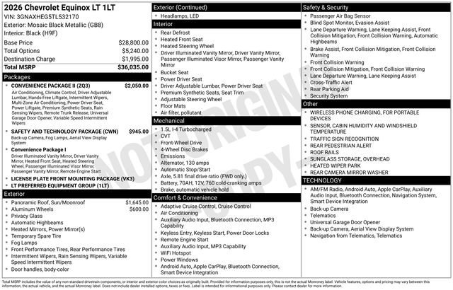 2026 Chevrolet Equinox LT - Photo 10