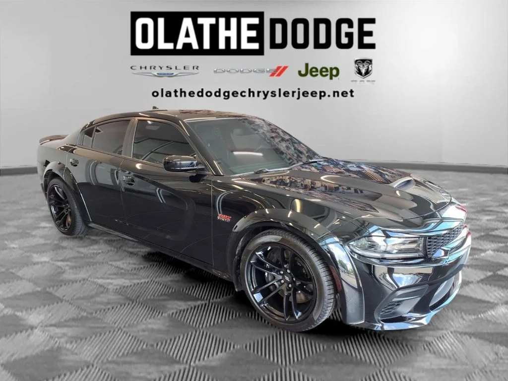 Certified Used 2023 Black Dodge R/T Scat Pack Widebody image 29