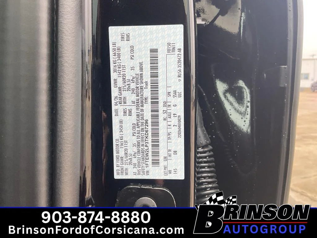 New 2026 Agate Black Metallic Ford STX® image 17