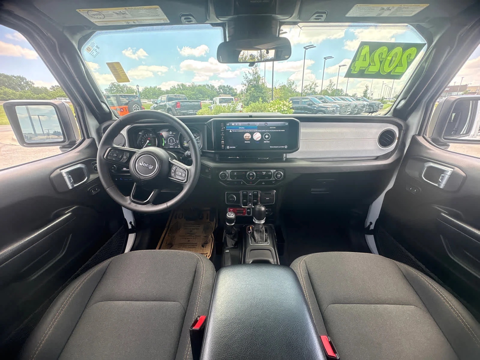 Used 2024 Bright White Clearcoat Jeep Willys image 18
